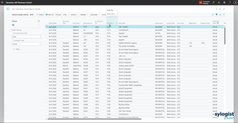 SylogistMission ERP: General Ledger Entries