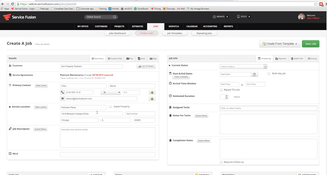 Service Fusion: Service Fusion Create Job