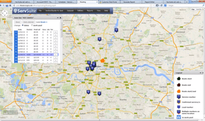 ServSuite by FieldRoutes: Route Map