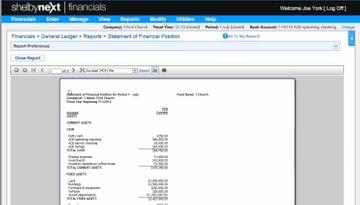 ShelbyNext Financials Screenshot