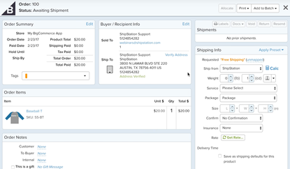 ShipStation Screenshot