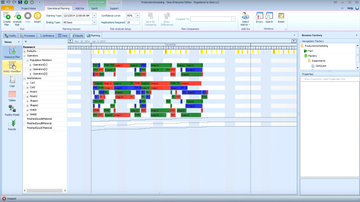 Simio Scheduling Screenshot