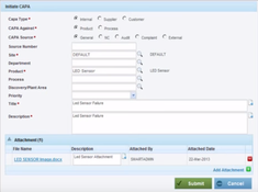 SmartSolve eQMS: CAPA Record