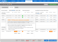 SoftCo AP Automation: AP Automation Matching