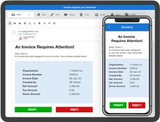 SoftCo AP Automation: Invoice Approval Notification