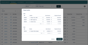 SoftLedger: Multi-Currency Bill Payments