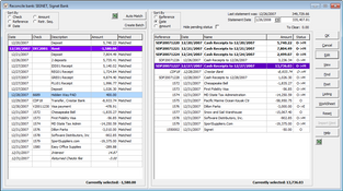 Adagio Accounting Software: Bank Rec