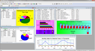 Adagio Accounting Software: GridView