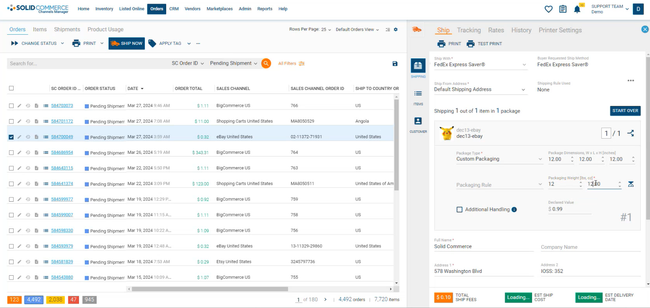 Solid Commerce: Order Management