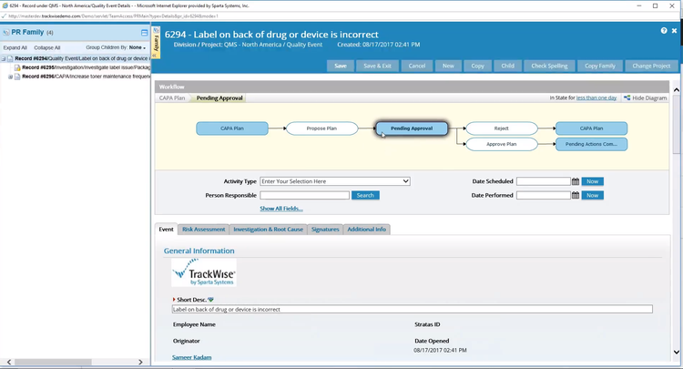 TrackWise Automated Workflows