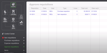 SpendMap: Approve Requisitions