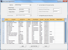 SKYLINE Property Management Software: Work Order Maintenance