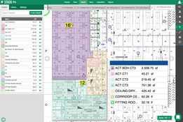 STACK Software: Plan Takeoff with Legend