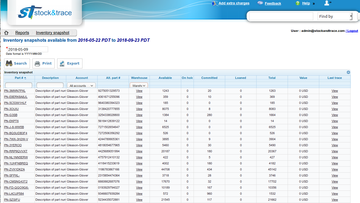 Stock & Trace WMS Screenshot