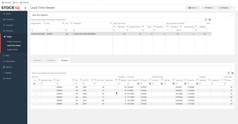 StockIQ: Lead Time Viewer