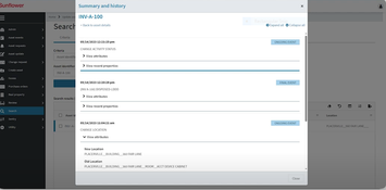 Sunflower Asset Management: Invoice History Viewing