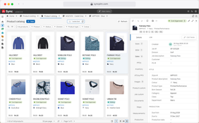 Sync Apparel ERP: Product Catalog