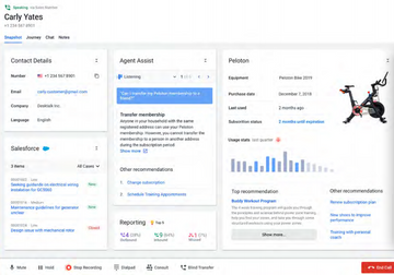 Talkdesk CX Cloud Screenshot