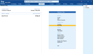TallyPrime: Gateway Navigation