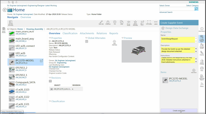 Teamcenter PLM Screenshot