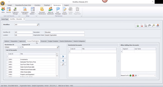 Microix: Microix Workflow Account Restrictions