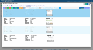 TimeSuite ERP: Edit Change Order