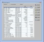 TimeSuite ERP: General Ledger List