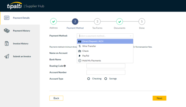 Tipalti: Supplier Payments