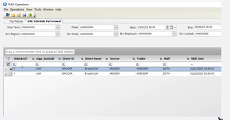 TMT Fleet Maintenance: Employee Timecard