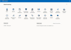 TRACKMEDIUM: Main Dashboard with Assignments