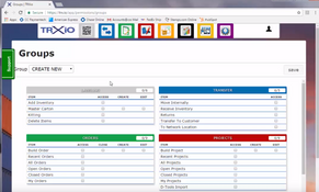 TRXio: Create Groups