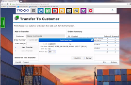 TRXio: Transfer to Customer