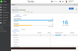 QuickBooks Workforce: Project Time
