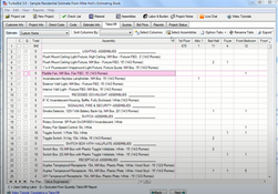 TurboBid Estimating: Bid Details