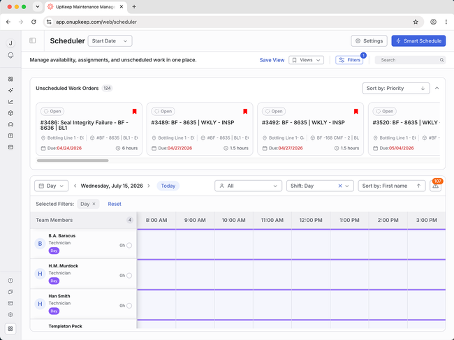 UpKeep: Maintenance Scheduler
