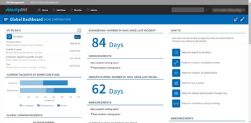 VelocityEHS Screenshot
