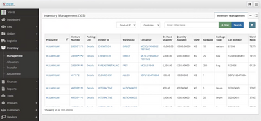 VISCO Software: Inventory Management