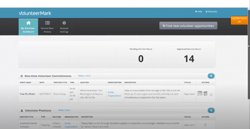 VolunteerMark Screenshot