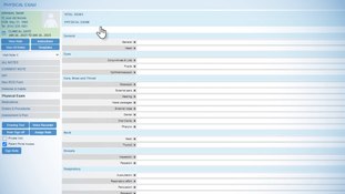 WRS Health: Paitent Physical Exam Information.