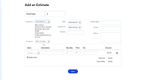 Wave Accounting: Add an Estimate