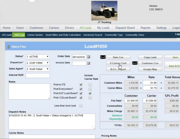 Load Manager Screenshot