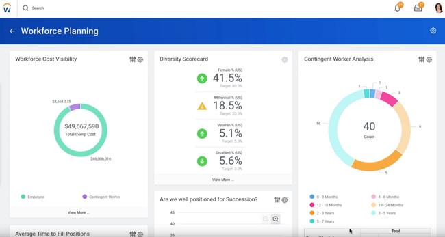 Workday HCM: Workforce Planning