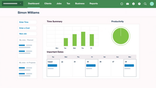 Xero Practice Manager: Dashboard