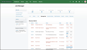 Xero Practice Manager: Job Manager
