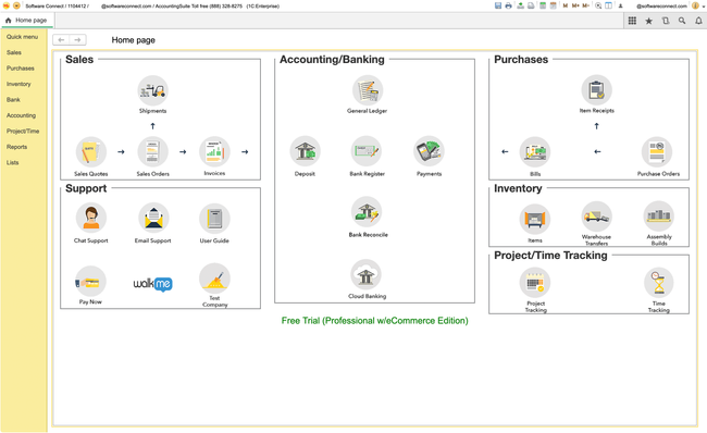 AccountingSuite: Home Page