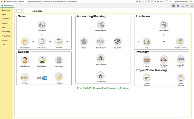 AccountingSuite Home Page