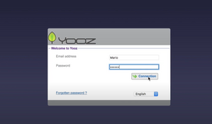 Yooz: Login Screen