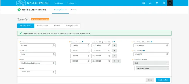 SPS Commerce Cloud EDI: SPS Commerce Trading Partners