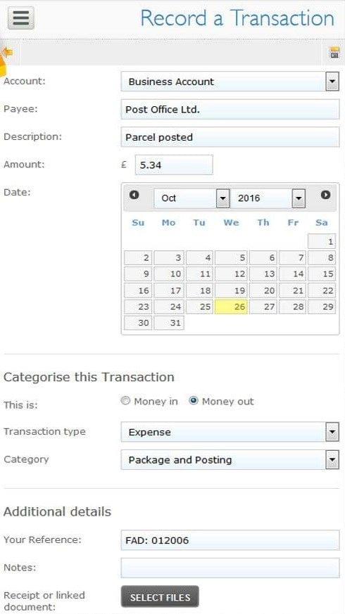 10 Minute Accounts Mobile Transaction Accounting Softwar for eBay Sellers