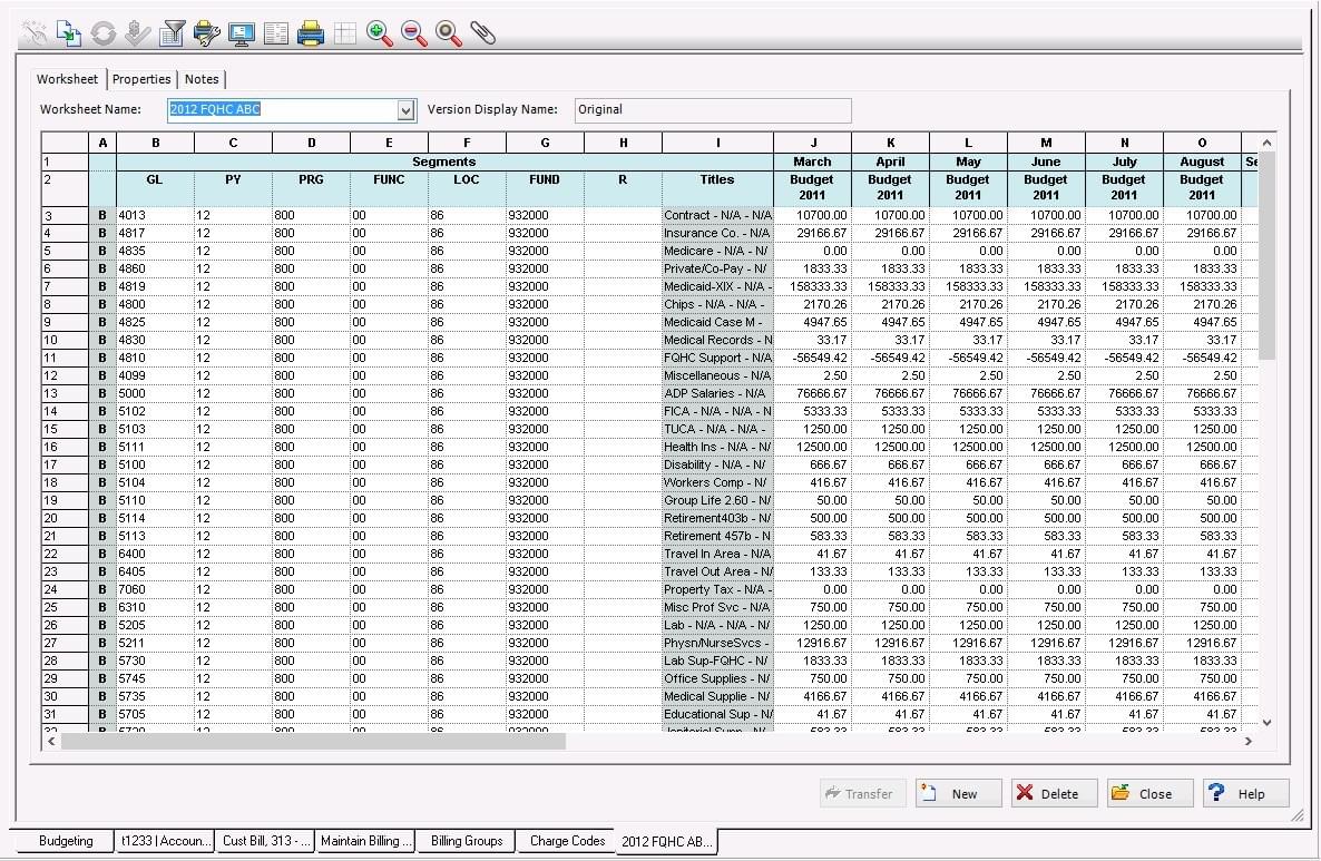 Fund Accounting Chart Of Accounts Example
